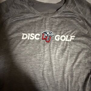 Holloway Liberty University Athletic Gray Men's Golf T Shirts